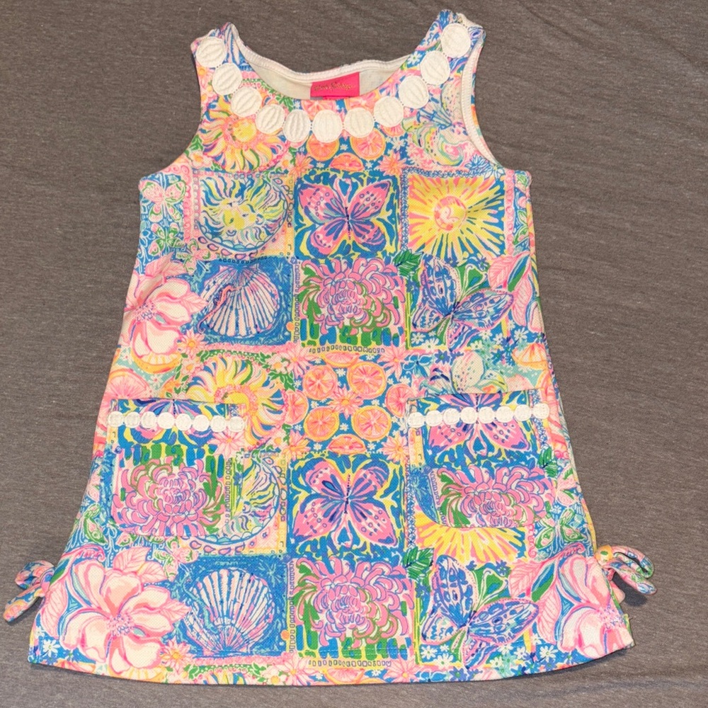 Lilly Pulitzer Girls Shift Dress - Size XS (2-3)